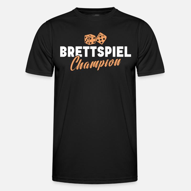 Brettspiel Champion Gesellschaftsspiele Männer Funktions-T-Shirt