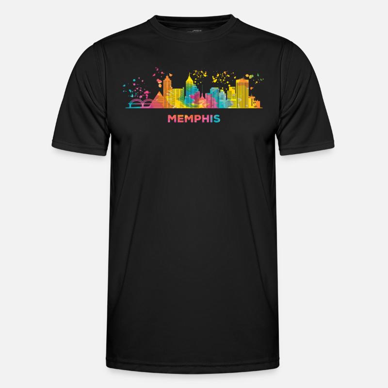 Memphean Skyline Memphis Men's Functional T-Shirt