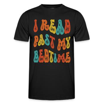 Bibliothèque Bibliophile Lecture Rat de Bibliothèque - T-shirt sport Homme - noir - Devant - AI Model Male 178 dark (178cm)