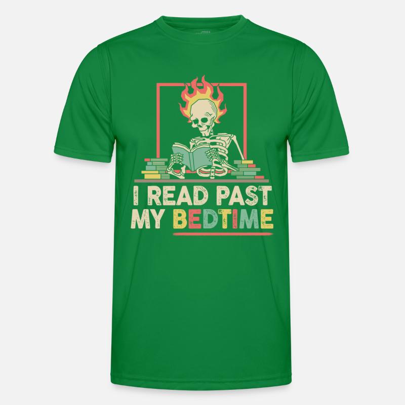 I read skeleton after bedtime Men's Functional T-Shirt