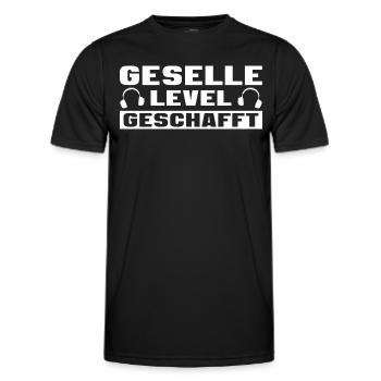 Geselle geschafft Ausbildung bestanden - Männer Funktions-T-Shirt - Schwarz - Vorne - AI Model Male 178 dark (178cm)