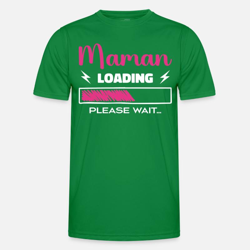 Mom loading Please Wait... Men's Functional T-Shirt