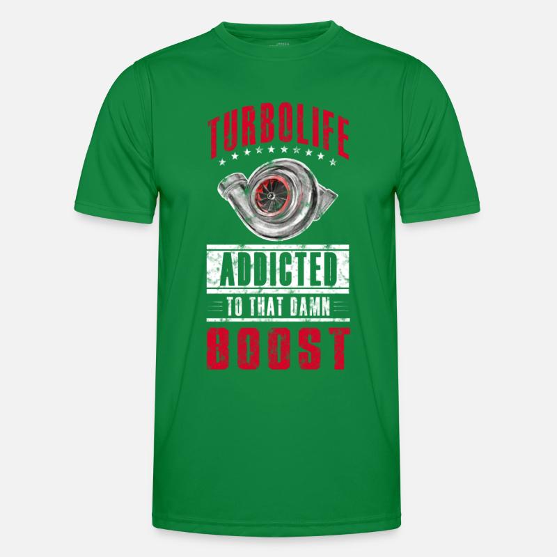 TURBO LIFE - Boost addicted Men's Functional T-Shirt