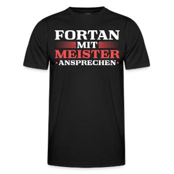 Bestandene Meisterprüfung Handwerker Meister - Männer Funktions-T-Shirt - Schwarz - Vorne - AI Model Male 178 dark (178cm)