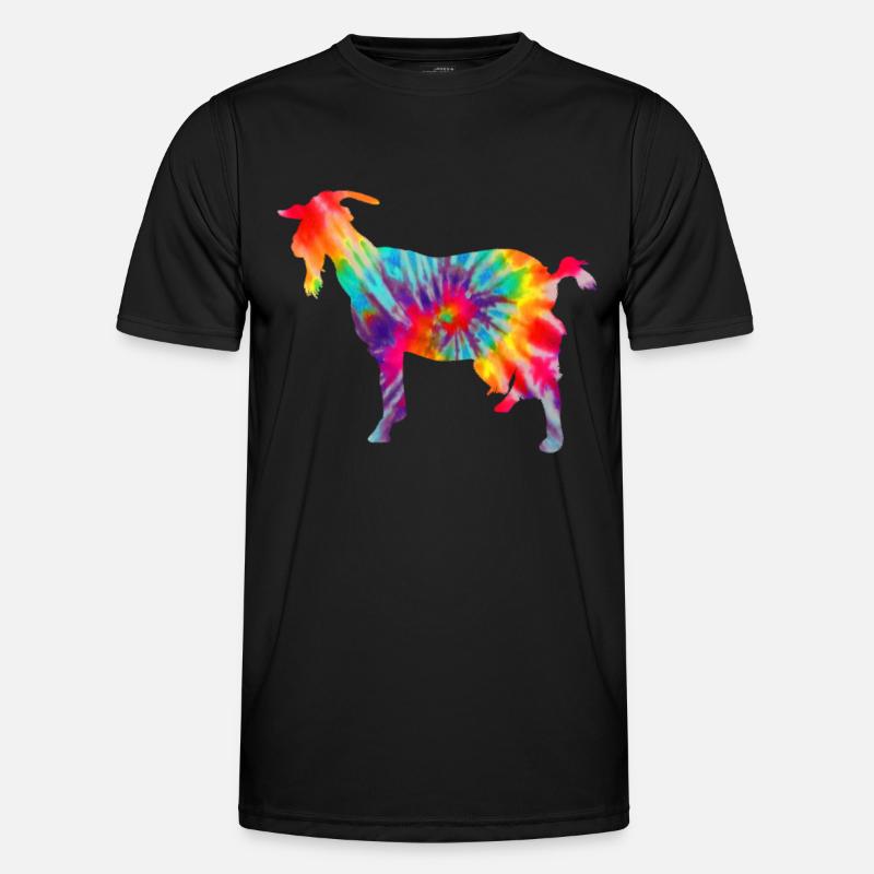 Ziege Tie Dye Geschenk Männer Funktions-T-Shirt
