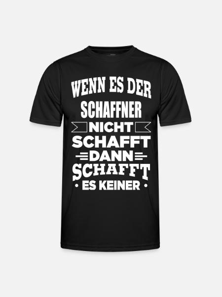 SCHAFFNER - Männer Funktions-T-Shirt - Schwarz