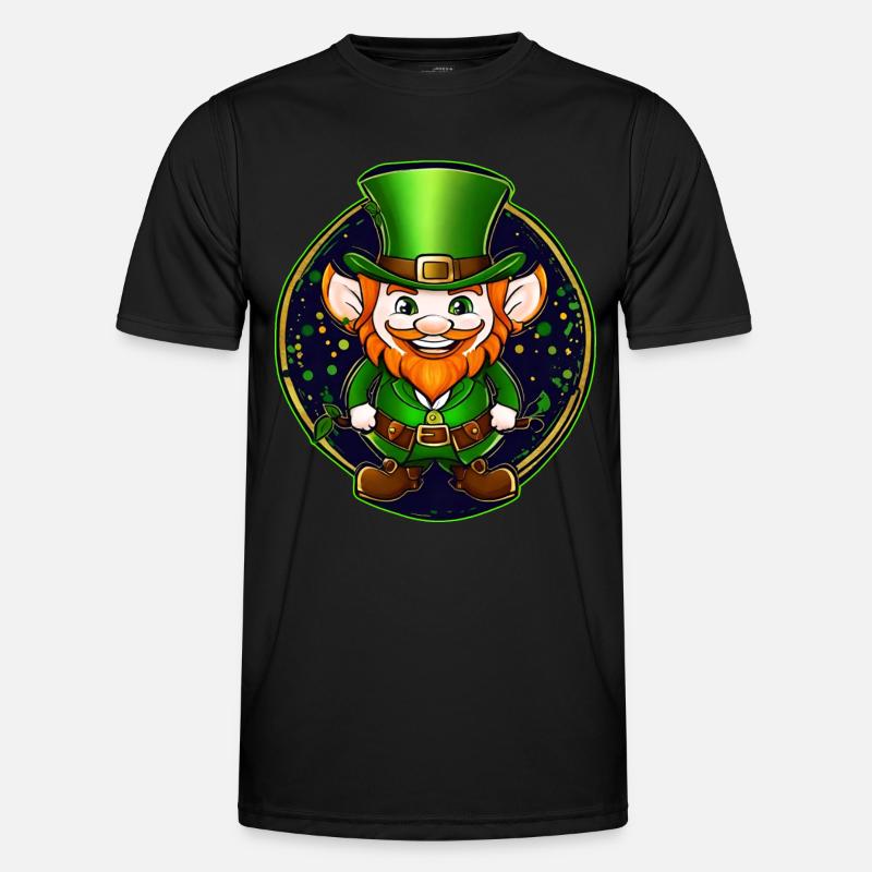 Saint Patrick's Day Irish Leprechaun Leprechaun Imp Men's Functional T-Shirt