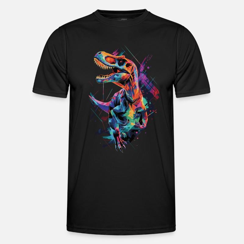 Dinosaur - Men's Functional T-Shirt - black