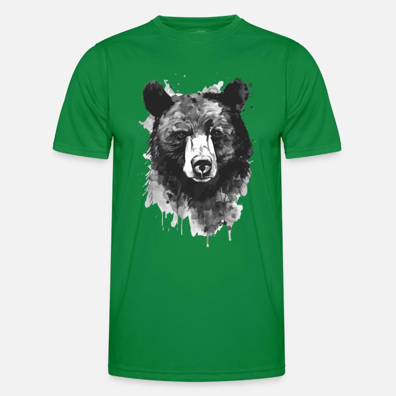 Black bear Men's Functional T-Shirt