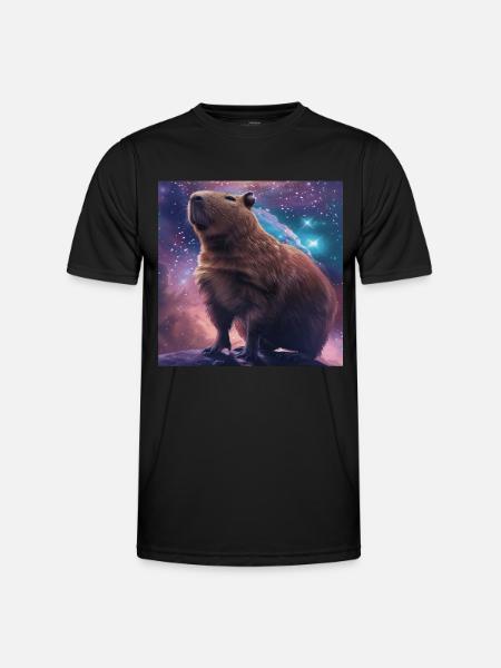 Capybara - Men's Functional T-Shirt - black