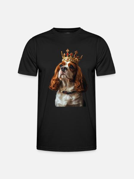 Cavalier King Charles Spaniel - Men's Functional T-Shirt - black