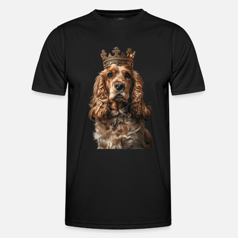 Cocker Spaniel - Männer Funktions-T-Shirt - Schwarz