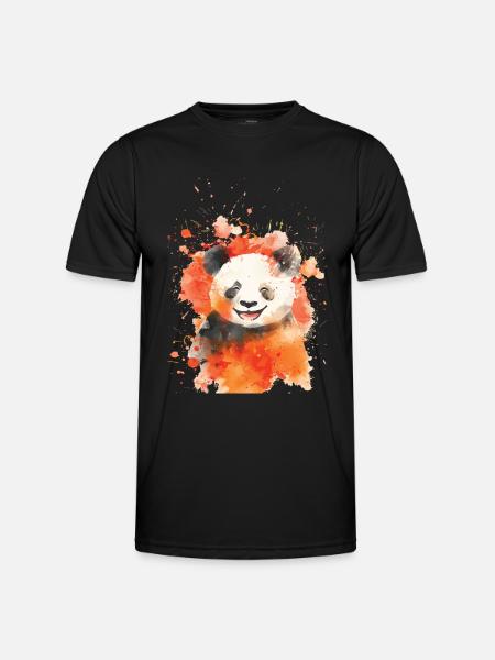 Panda - Men's Functional T-Shirt - black