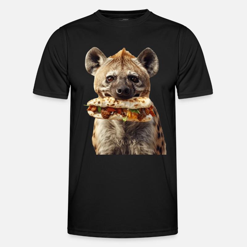 Hyäne Männer Funktions-T-Shirt