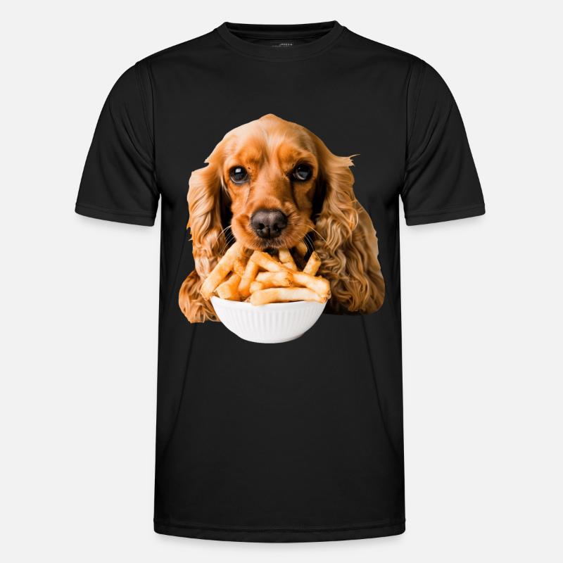 Cocker Spaniel - Men's Functional T-Shirt - black