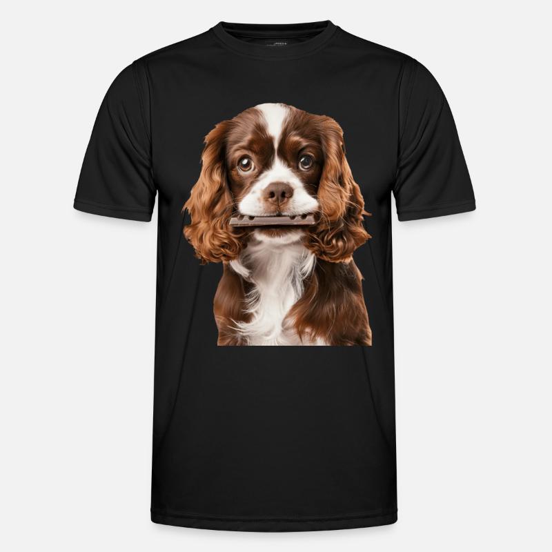 Cavalier King Spaniel Männer Funktions-T-Shirt