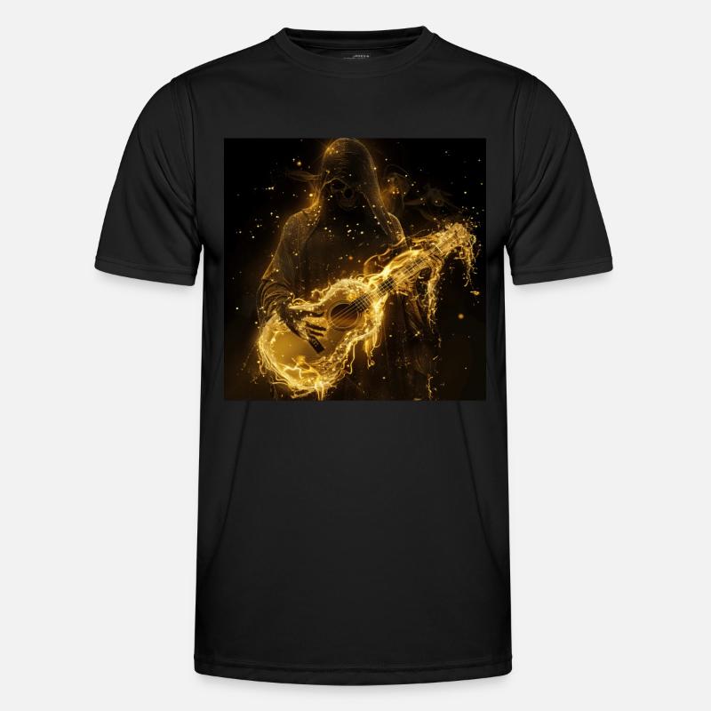 Ukulele Männer Funktions-T-Shirt