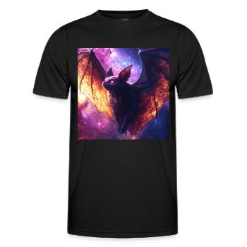Schläger - Männer Funktions-T-Shirt - Schwarz - Vorne - AI Model Male 178 dark (178cm)