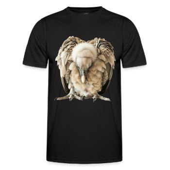 Geier - Männer Funktions-T-Shirt - Schwarz - Vorne - AI Model Male 178 dark (178cm)