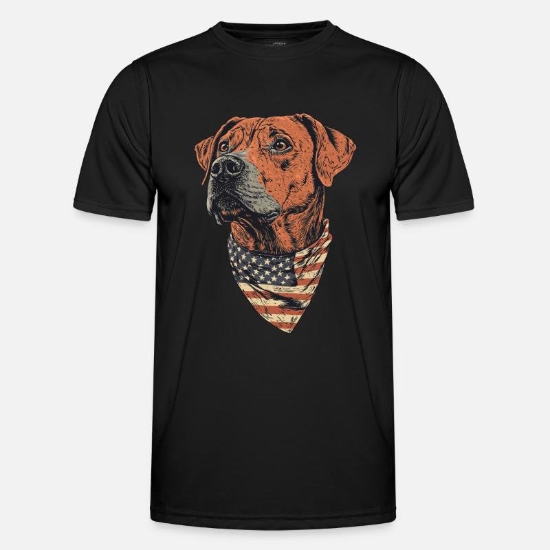 Rhodesian Ridgeback Männer Funktions-T-Shirt