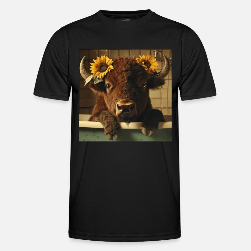 Bison Männer Funktions-T-Shirt