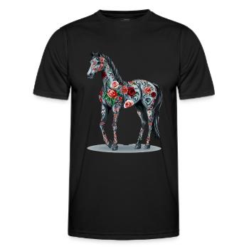 Arabisch - Männer Funktions-T-Shirt - Schwarz - Vorne - AI Model Male 178 dark (178cm)