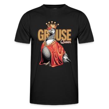 Auerhahn - Männer Funktions-T-Shirt - Schwarz - Vorne - AI Model Male 178 dark (178cm)