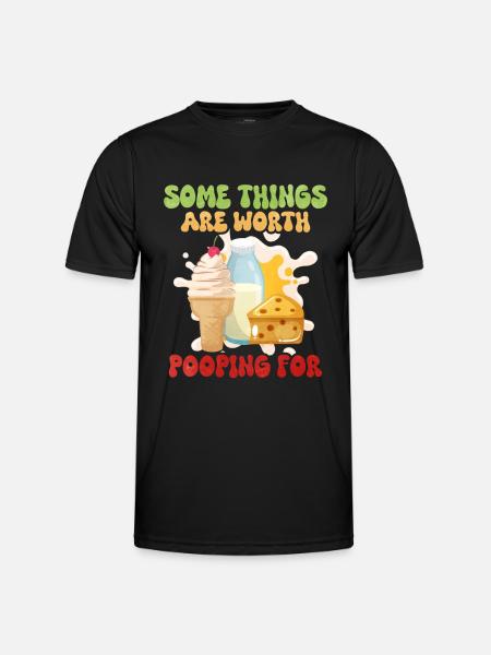 Molkerei - Männer Funktions-T-Shirt - Schwarz