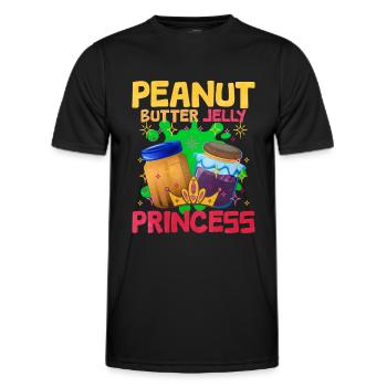 Gelee Erdnussbutter - Männer Funktions-T-Shirt - Schwarz - Vorne - AI Model Male 178 dark (178cm)