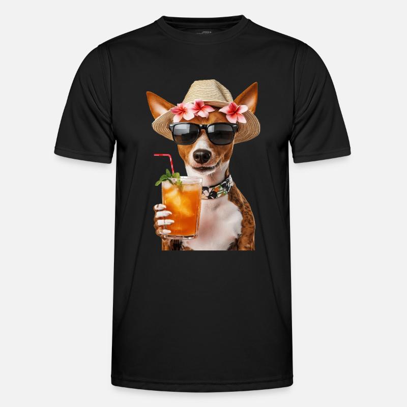 Basenji Männer Funktions-T-Shirt