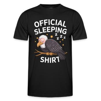 Geier - Männer Funktions-T-Shirt - Schwarz - Vorne - AI Model Male 178 dark (178cm)