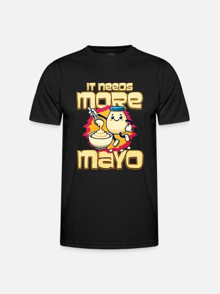 Mayonnaise - Männer Funktions-T-Shirt - Schwarz
