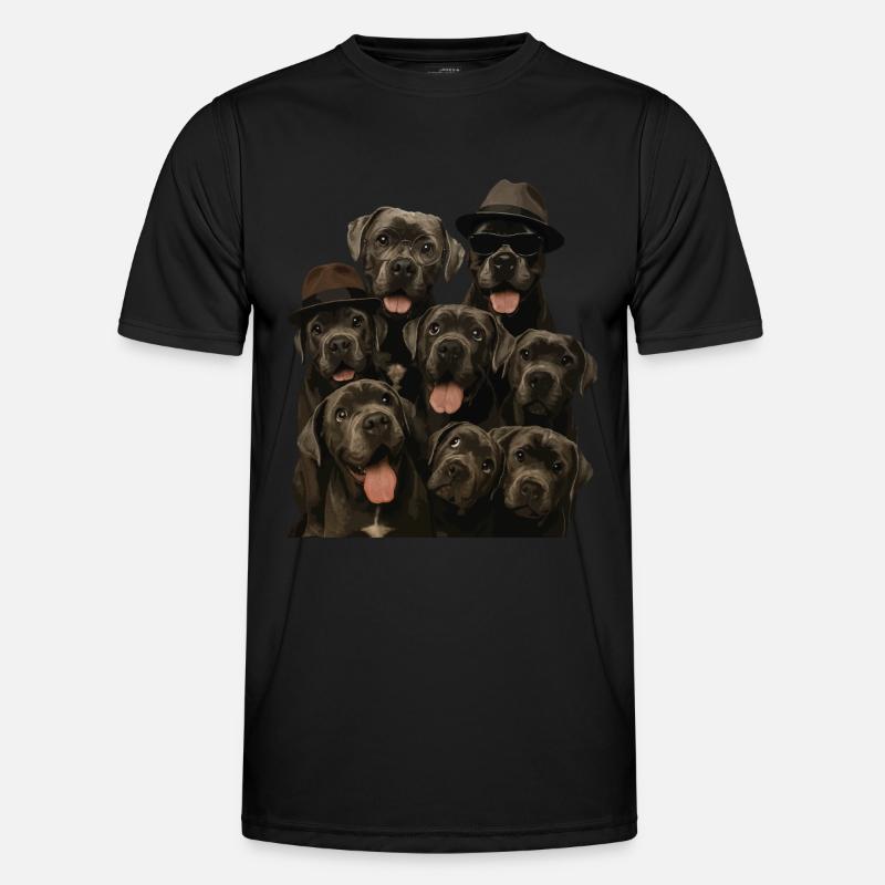 Cane Corso - Männer Funktions-T-Shirt - Schwarz