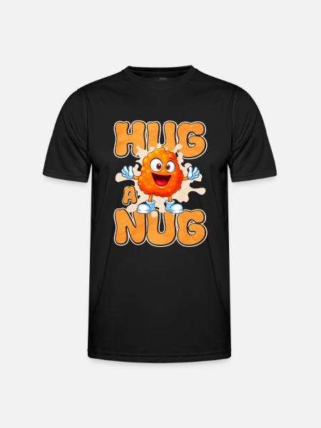 Chicken Nugget - Männer Funktions-T-Shirt - Schwarz