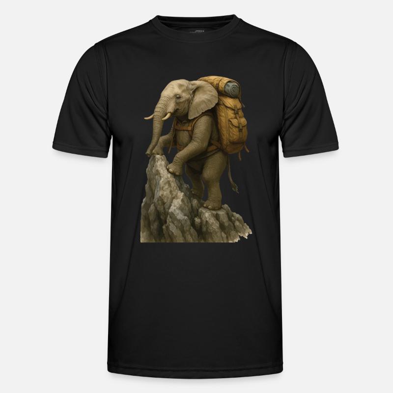 Randonnée à dos d’éléphant T-shirt sport Homme
