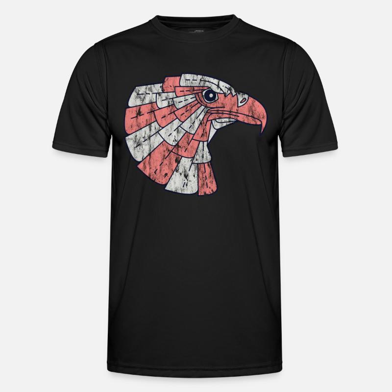 eagle head - Men's Functional T-Shirt - black