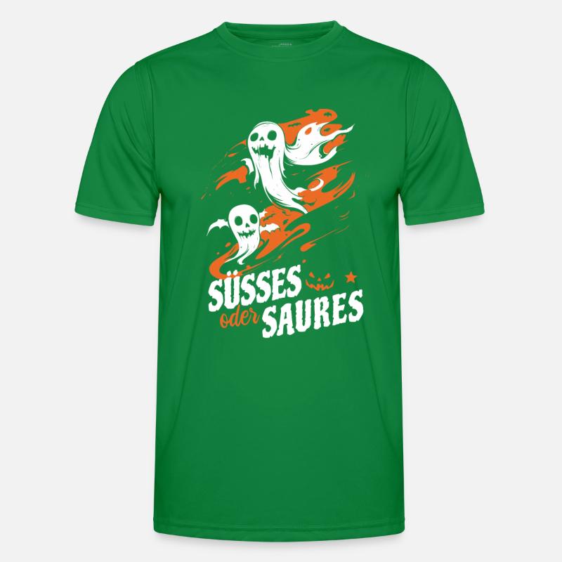 Halloween Gespenster - Süßes oder Saures Männer Funktions-T-Shirt