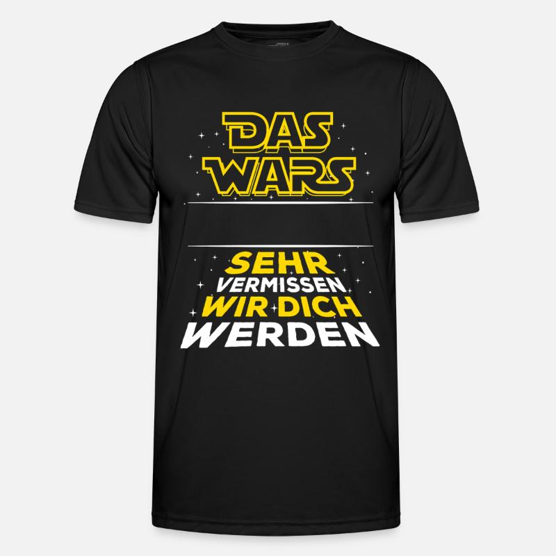 Das Wars - Verabschiedung - Mitarbeiter Name Männer Funktions-T-Shirt