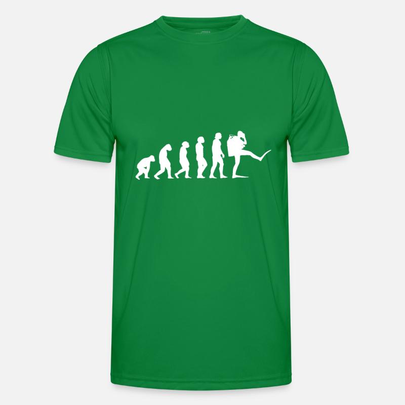 Evolution de la plongée - Don de plongeur T-shirt sport Homme