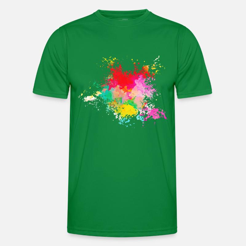 Psychedelisch Männer Funktions-T-Shirt