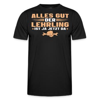 Kfz Mechatroniker Lehrling - Männer Funktions-T-Shirt - Schwarz - Vorne - AI Model Male 178 dark (178cm)