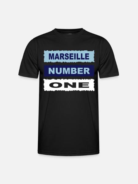 Marseilles - Men's Functional T-Shirt - black