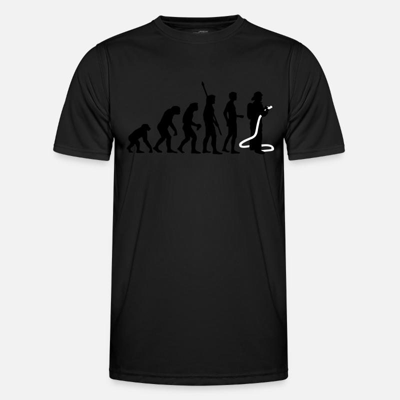 evolution_feuerwehr_b_2c - Men's Functional T-Shirt - black