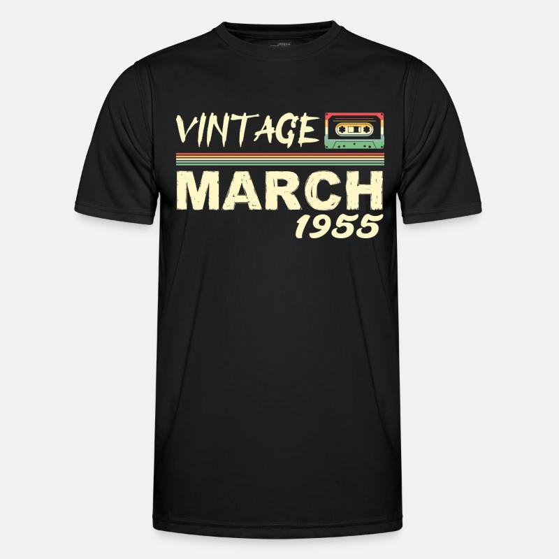 Mars 1955 - March 1955 - Men's Functional T-Shirt - black