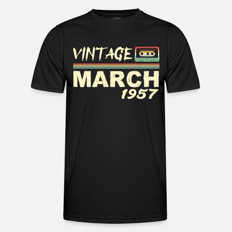 March 1957 - March 1957 - Men's Functional T-Shirt - black