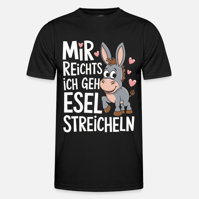 Donkey Donkey Mule Muli - Men's Functional T-Shirt - black