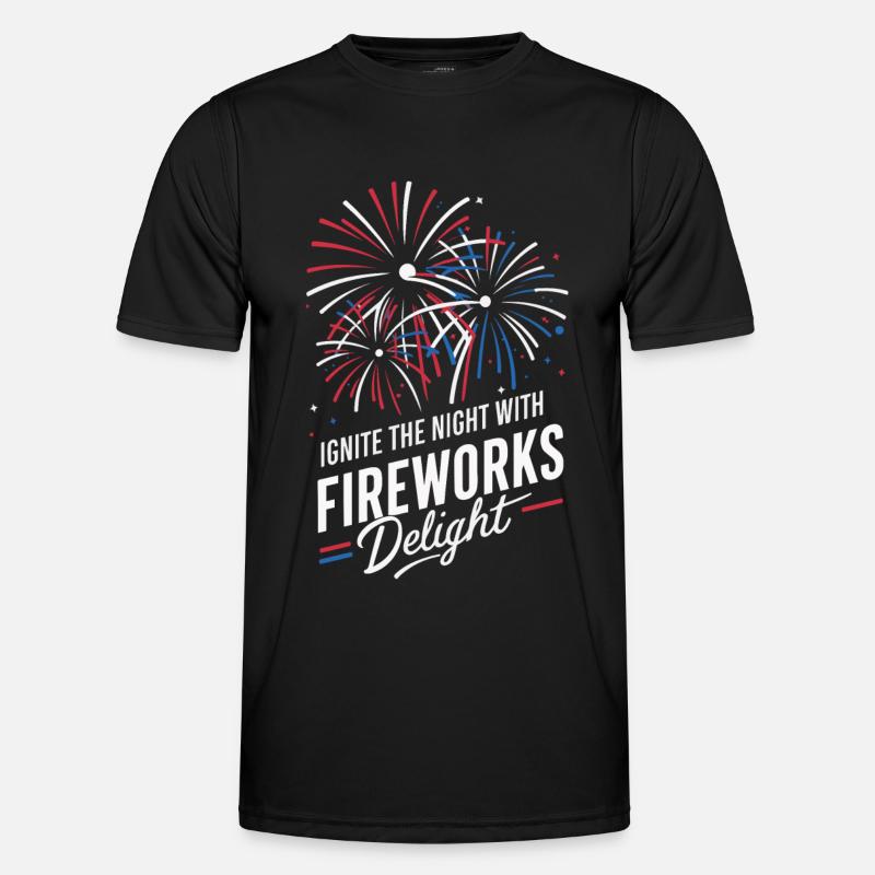 Pyrotechnics Fireworks Pyrotechnics - Men's Functional T-Shirt - black