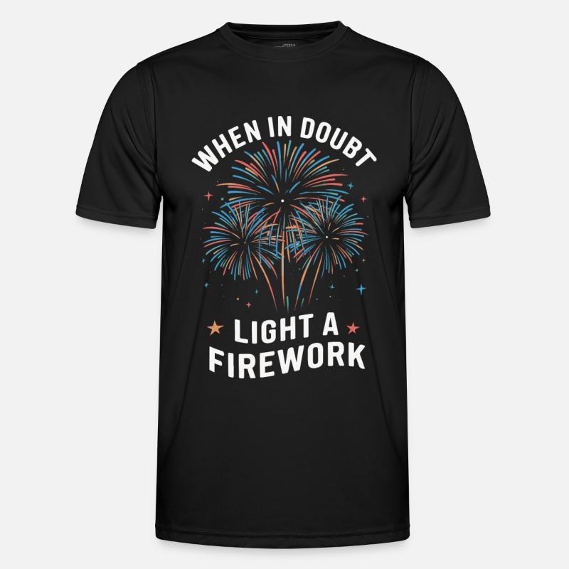 Pyrotechnics Fireworks Pyrotechnics - Men's Functional T-Shirt - black