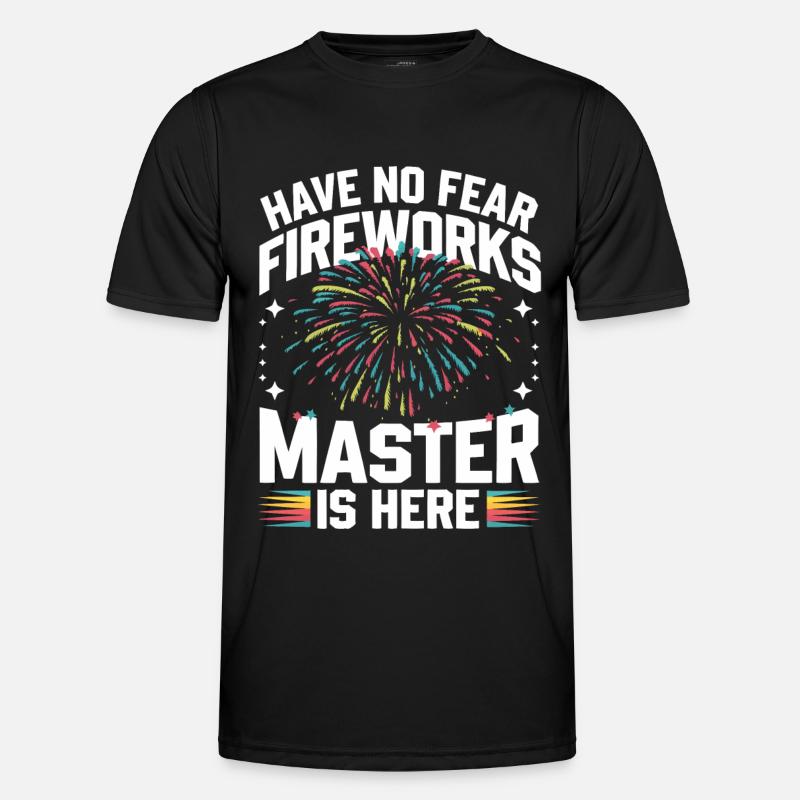 Pyrotechnics Fireworks Pyrotechnics - Men's Functional T-Shirt - black