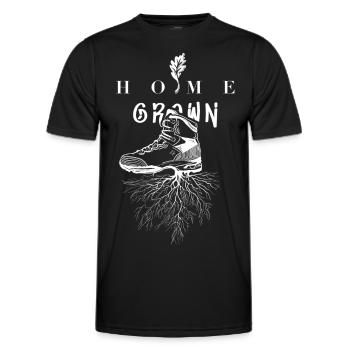 Heimat - Homegrown - Badass - Männer Funktions-T-Shirt - Schwarz - Vorne - AI Model Male 178 dark (178cm)